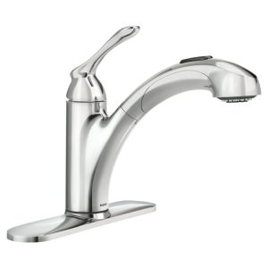 MOEN Banbury single-handle pull-out kitchen faucet in chrome
