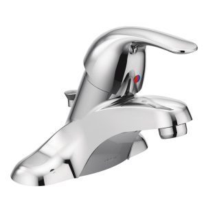 MOEN Adler single-handle centerset bathroom faucet in chrome