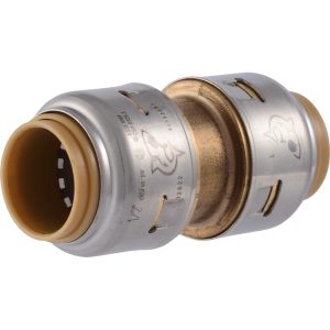 SharkBite Max 1/2-inch brass push-to-connect coupling