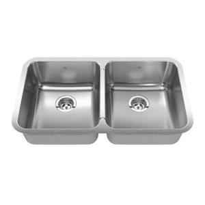 Kindred Undermount Double-Bowl Sink Stainless Steel