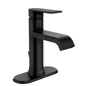 MOEN Genta single-hole bathroom faucet in matte black