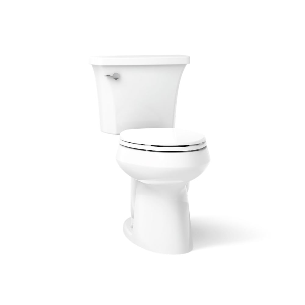 KOHLER Highline Arc elongated two-piece toilet in white