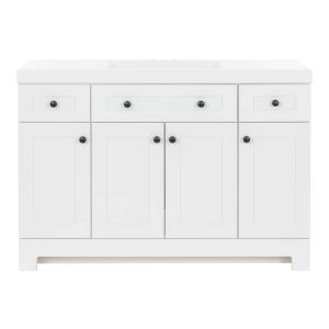 Glacier Bay Everdean 48-Inch Vanity White