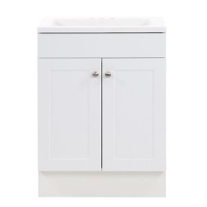 Glacier Bay Addison 24-Inch Vanity White