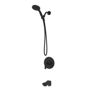 Pfister Karci 3-Spray Tub Shower Faucet Black