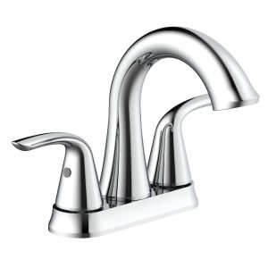 Glacier Bay Irena Centerset 2-Handle Bathroom Faucet Chrome