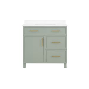 Home Decorators Bilston 36-Inch Vanity Sage Green