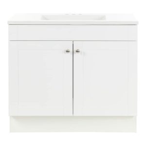 Glacier Bay Addison 36-Inch Vanity White