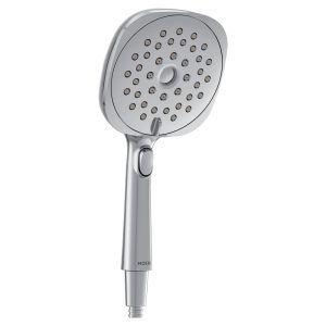 MOEN Verso Square eco-performance handheld shower in chrome