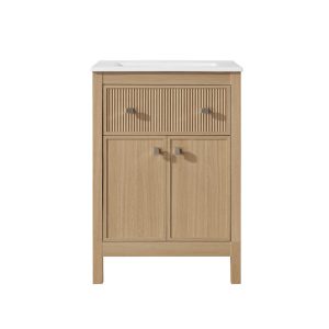 Glacier Bay Josine 24-Inch Vanity Light Oak